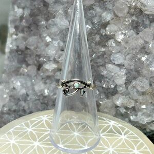Opal Eye of Horus Ring